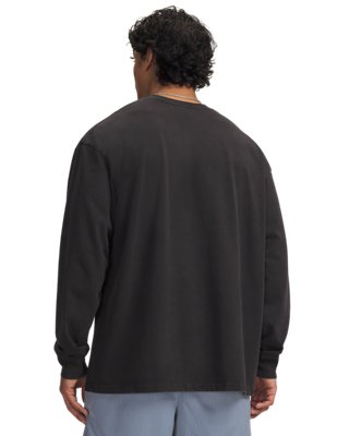 UA Heavyweight Wash Men's Oversized Long Sleeve - Image 2