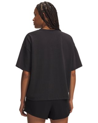 UA Heavyweight Wash Wordmark Boxy Women's Short Sleeve - Image 2