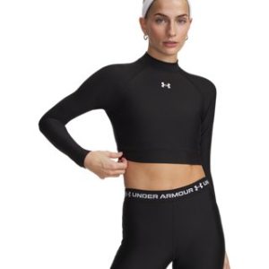 HeatGear® Women's Crop Mock Long Sleeve